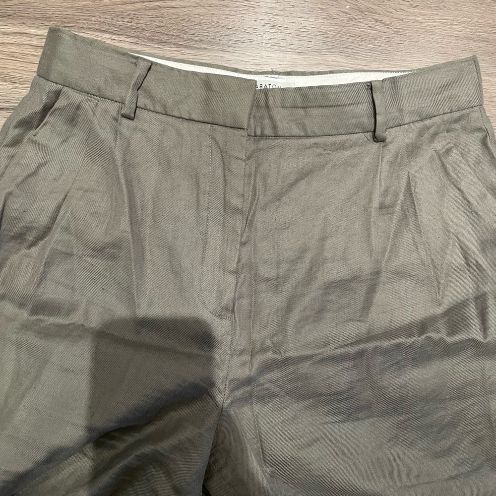 Aritzia- Babaton Linen Wide Leg Dress Pant - Picture 5 of 10